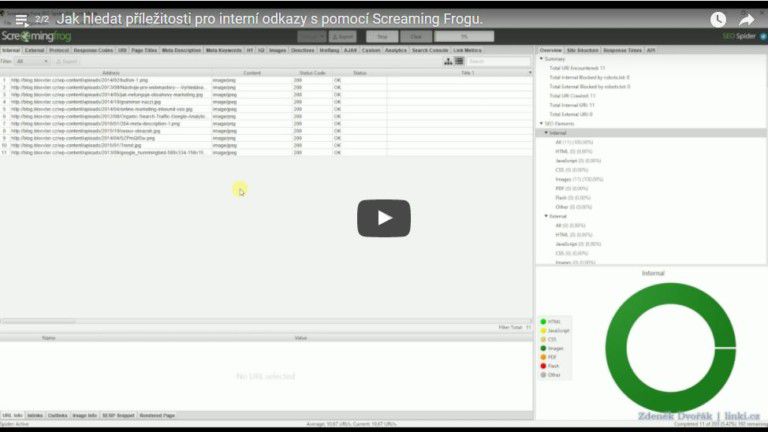 Návod na hledání příležitostí pro interní odkazy [video]