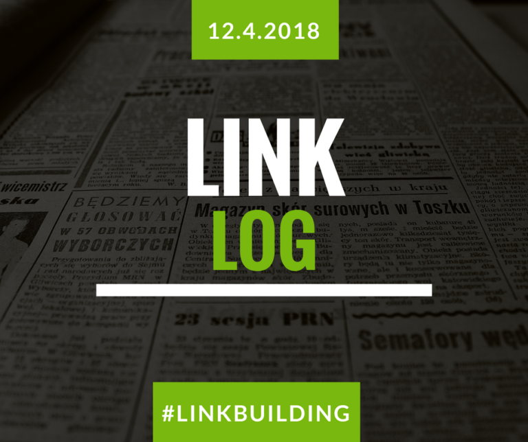 LinkLog: zajímavé čtení o zpětných odkazech (12. 4. 2018)
