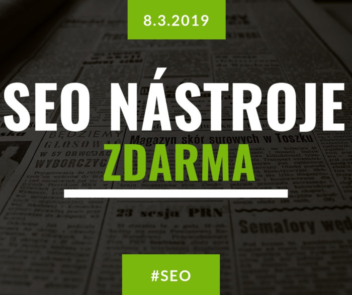 SEO nástroje zdarma. 20 cest, jak ušetřit nebo bezplatně začít 5